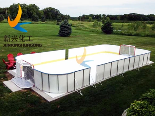 Reusable, 100% Virgin UHMWPE, Self-Lubricating Synthetic Ice for Making Hockey Rink