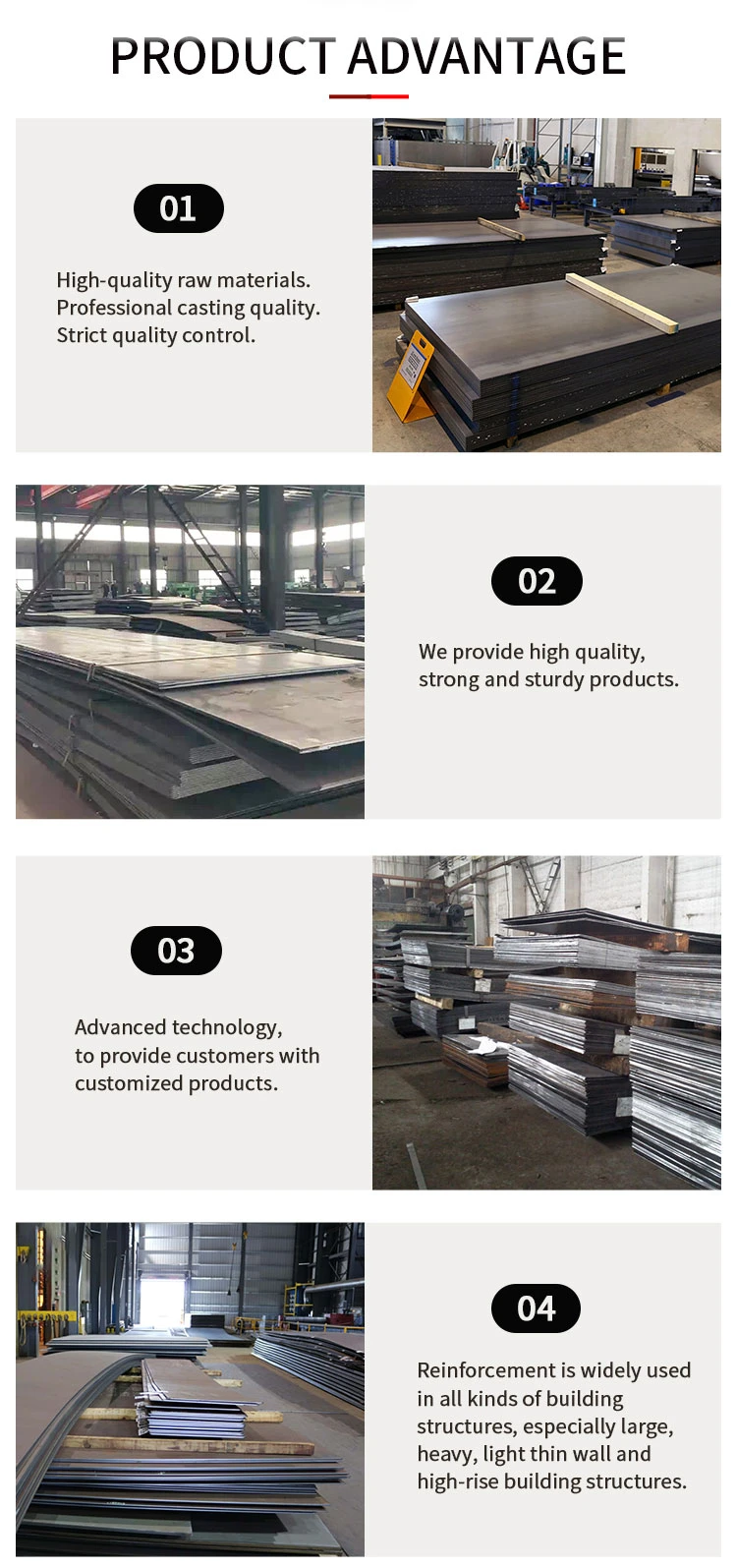 Factory Price/St37/St42/St37-2/Ship Plate, Boiler Plate, Container Plate/Carbon Gloss Sheet High Quality Carbon Fiber Plate