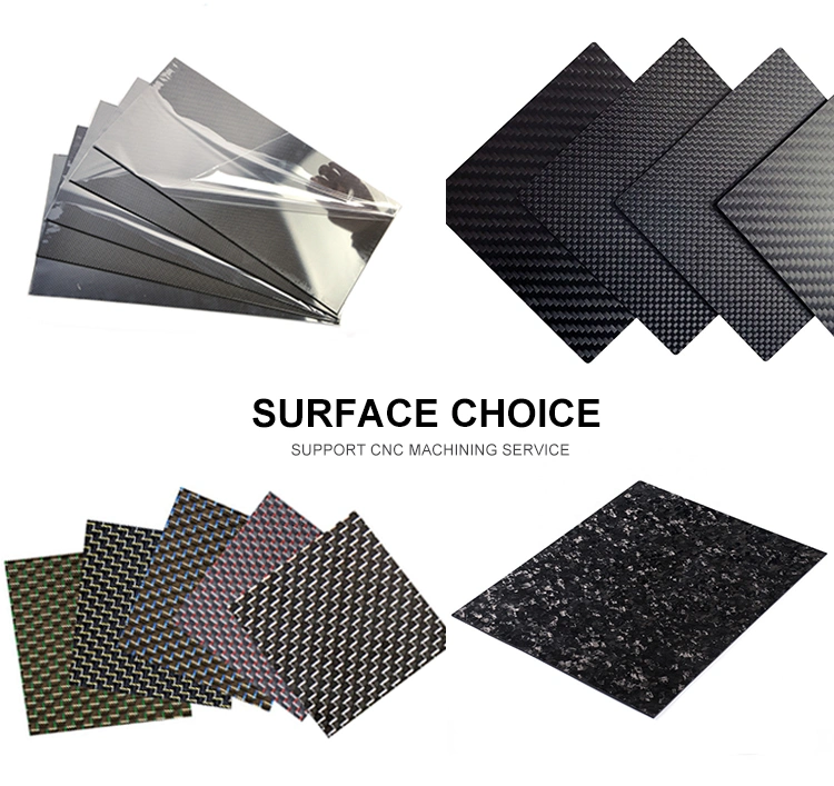 Factory Price 1mm 1.5mm 2mm 3mm 4mm 5mm Custom Size Thickness Carbon Fiber Sheet